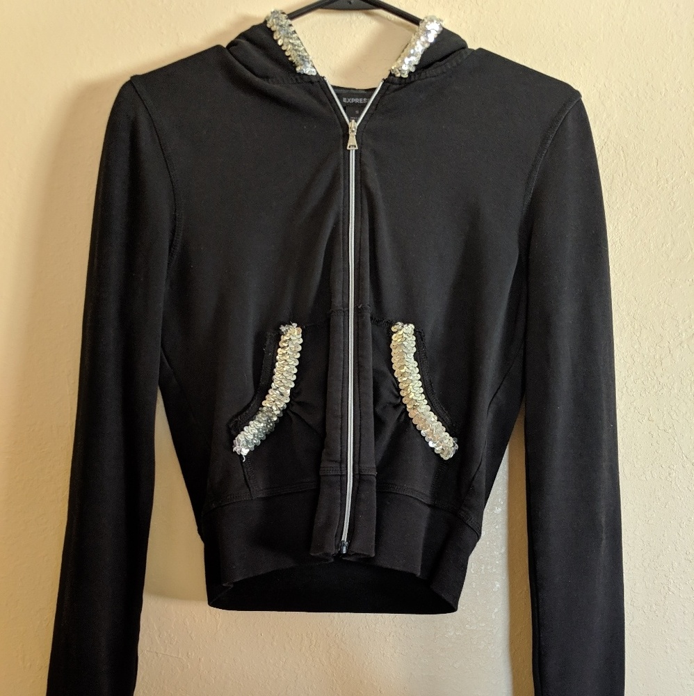 Express cropped sweater